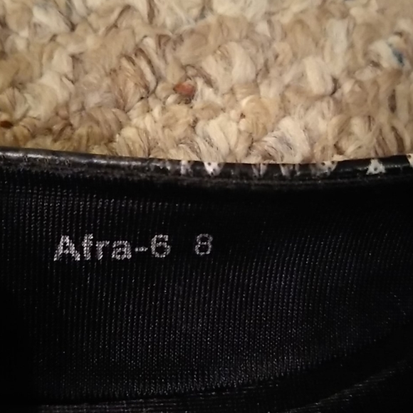 Afra-6 snake embossed flats - Picture 6 of 6